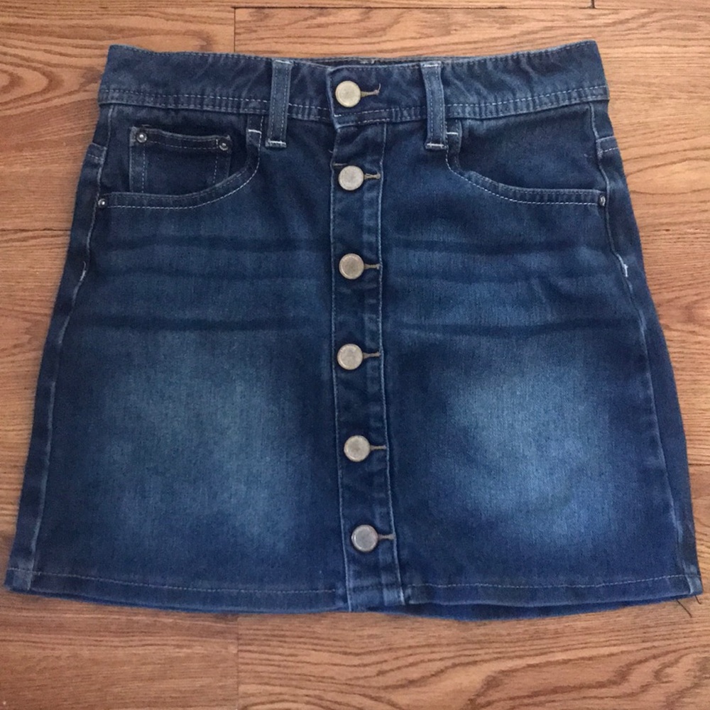 Girls blue jean skort